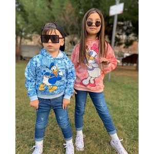 Donald desenli sweatshirt